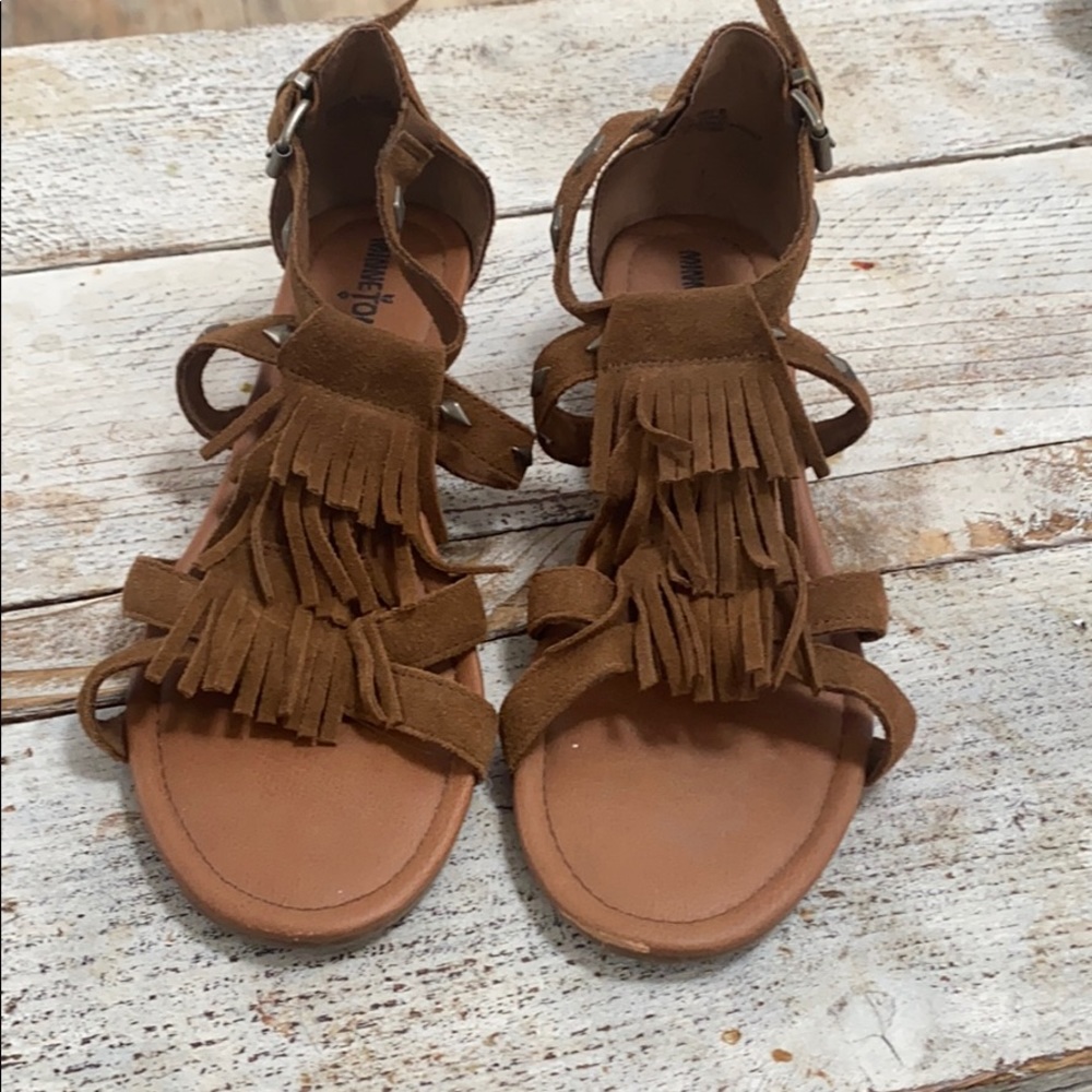 Minnetonka Fringe Sandal